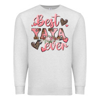 Oatmeal Heather best yaya ever mother's day Premium Sweatshirt - CowGirlArtShop