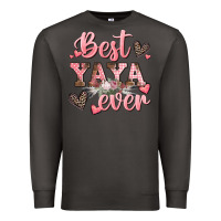 Smoke best yaya ever mother's day Premium Sweatshirt - CowGirlArtShop