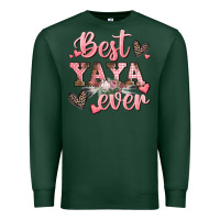Sports Green best yaya ever mother's day Premium Sweatshirt - CowGirlArtShop