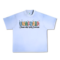 Grape Ice unafraid Urban Heavy Tee - MaliasSmallBusiness