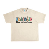 Sandshell unafraid Urban Heavy Tee - MaliasSmallBusiness