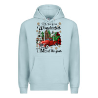 Blue Mist its the most wonderful time of the year Premium Hoodie - CowGirlArtShop