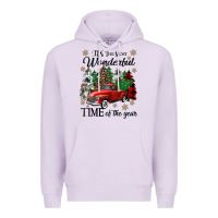 Lilac its the most wonderful time of the year Premium Hoodie - CowGirlArtShop
