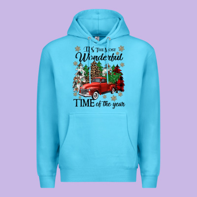 Its The Most Wonderful Time Of The Year Premium Hoodie Designed By Cowgirlartshop