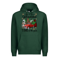 Sports Green its the most wonderful time of the year Premium Hoodie - CowGirlArtShop