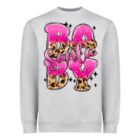 Heather Grey santa baby Heavyweight Sweatshirt - MaliasSmallBusiness