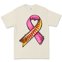 Bone breast cancer sport ribbons Premium Tee - AdoDesignShop