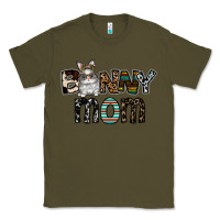 Army Green bunny mom Classic Tee - CowhideDigitalArt