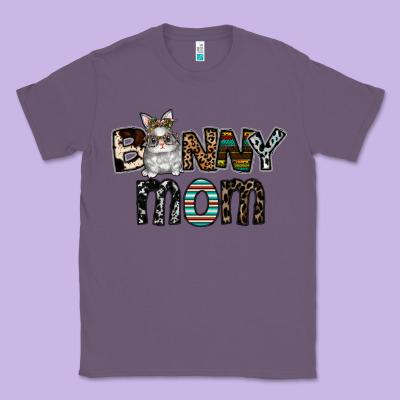 Bunny Mom Classic Tee Designed By Cowhidedigitalart