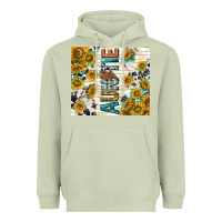 Matcha auntie with lightning bolt Heavyweight Hoodie - TumblerDesignByShophia