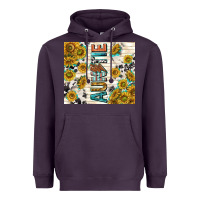 Plum auntie with lightning bolt Heavyweight Hoodie - TumblerDesignByShophia