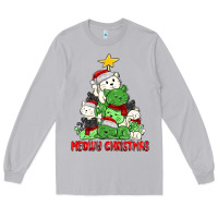 Moon Dust meowy christmas cat tree Long Sleeve Tee - MaliasSmallBusiness