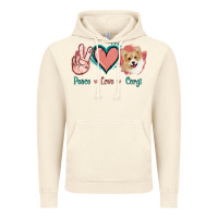 Vintage Artic Peace Love Corgi Vintage Hoodie - Jasminsmagicworld