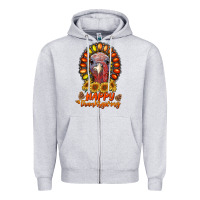 Heather Grey happy thanksgiving gemstone Zipper Hoodie - RanaPortraitStore