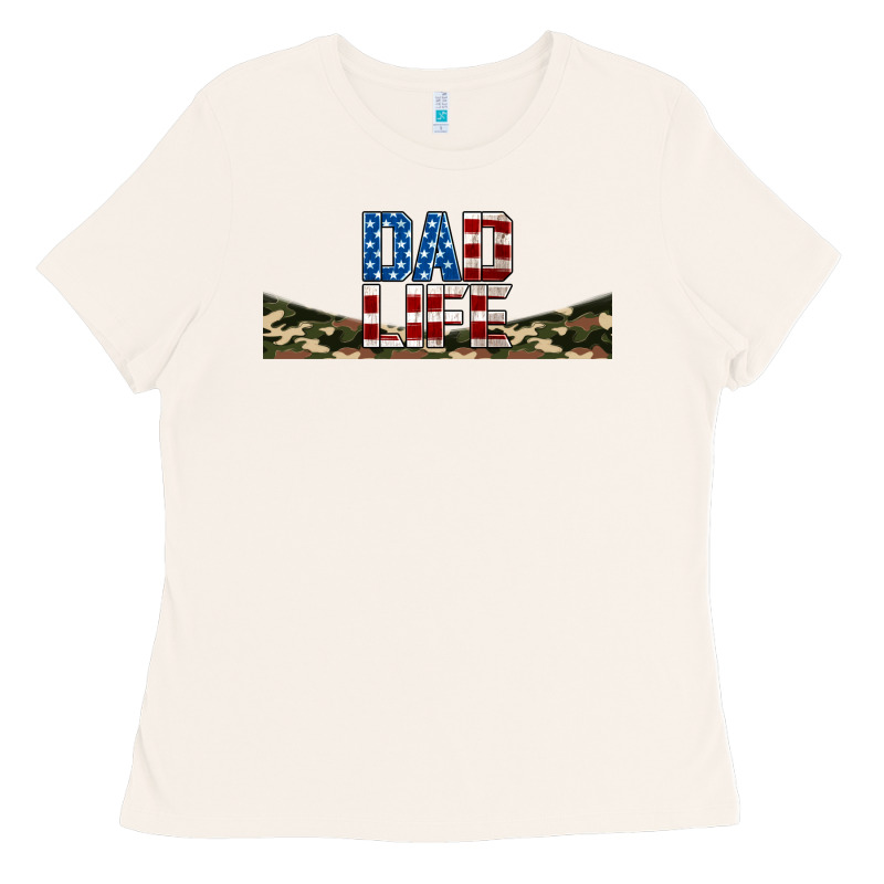 Patriotic Dad Life 16oz Libbey Cup Ladies Tee by HRA Design Shop | Teevron