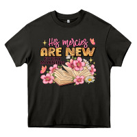 Asphalt his mercies are new every morning lamentations 3 2 Heavy Core Tee - JahusDesignShop