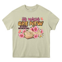 Mossy his mercies are new every morning lamentations 3 2 Heavy Core Tee - JahusDesignShop