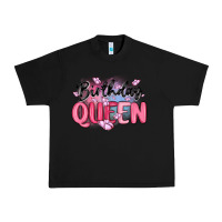 Black birthday queen Urban Heavy Tee - MaliasSmallBusiness