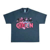 Midnight Navy birthday queen Urban Heavy Tee - MaliasSmallBusiness
