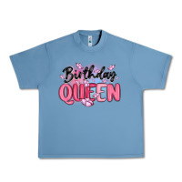 Pebble Blue birthday queen Urban Heavy Tee - MaliasSmallBusiness