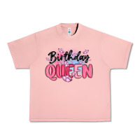 Salmon birthday queen Urban Heavy Tee - MaliasSmallBusiness