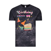 Cloud Black birthday mode on Vintage Tee - JahusDesignShop