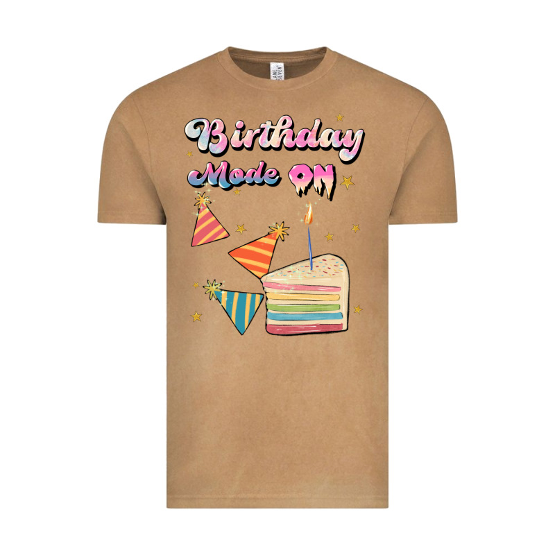 Birthday Mode On Vintage Tee by JahusDesignShop | Teevron