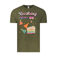 Vintage Olive birthday mode on Vintage Tee - JahusDesignShop