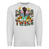 Dove Grey mom of twins girls mother's day Premium Sweatshirt - CowGirlArtShop
