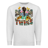 Oatmeal Heather mom of twins girls mother's day Premium Sweatshirt - CowGirlArtShop