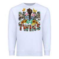 White mom of twins girls mother's day Premium Sweatshirt - CowGirlArtShop