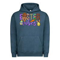 Pigment Midnight Navy Easter Vibes Urban Hoodie - BundleAndBundleShop