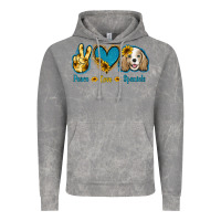 Cloud Rock Peace Love Cocker Spaniel Vintage Hoodie - Jasminsmagicworld
