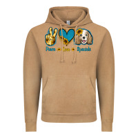 Vintage Camel Peace Love Cocker Spaniel Vintage Hoodie - Jasminsmagicworld