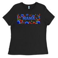 Black floral american mama 16oz libbey cup Ladies Tee - HRA Design Shop