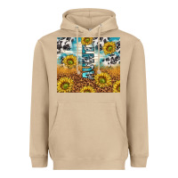 Mushroom aunt sunflower leopard glitter Heavyweight Hoodie - TumblerDesignByShophia