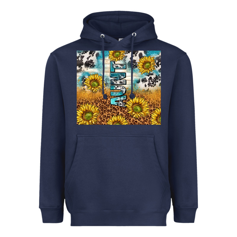 Aunt Sunflower Leopard Glitter Heavyweight Hoodie by TumblerDesignByShophia | Teevron