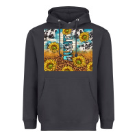 Smoke aunt sunflower leopard glitter Heavyweight Hoodie - TumblerDesignByShophia