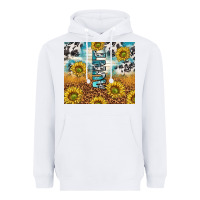 White aunt sunflower leopard glitter Heavyweight Hoodie - TumblerDesignByShophia