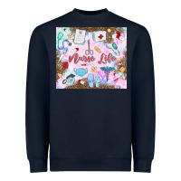 Navy nurse life Heavyweight Sweatshirt - MaliasSmallBusiness