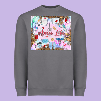 Nurse Life Heavyweight Sweatshirt Designed By Maliassmallbusiness