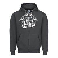 Smoke Merry Christmas Happy New Year Zipper Hoodie - Bettercallsaul