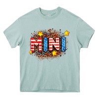 Arona usa mini  leopard background Heavy Core Tee - AdoDesignShop