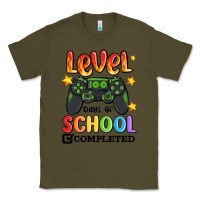 Army Green level 100 days of school completed Classic Tee - MaliasSmallBusiness