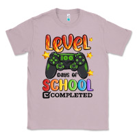 Lilac level 100 days of school completed Classic Tee - MaliasSmallBusiness