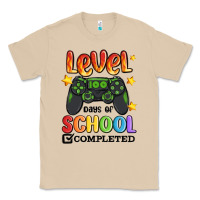 Mushroom level 100 days of school completed Classic Tee - MaliasSmallBusiness