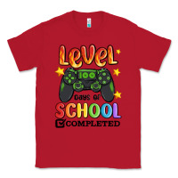 Red level 100 days of school completed Classic Tee - MaliasSmallBusiness