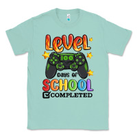 Seafoam level 100 days of school completed Classic Tee - MaliasSmallBusiness