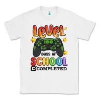 White level 100 days of school completed Classic Tee - MaliasSmallBusiness