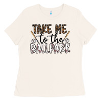 Take Me To The Ballpark Ladies Tee | Teevron